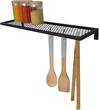 Prateleira Strassis Design SD-3020 Metal Cor: Preta