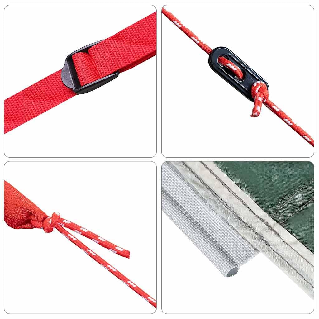 Lona de camping impermeable, protección UV, xxcm, poliéster con revestimiento de PU, portátil para aventuras al aire libre, cubierta de lluvia
