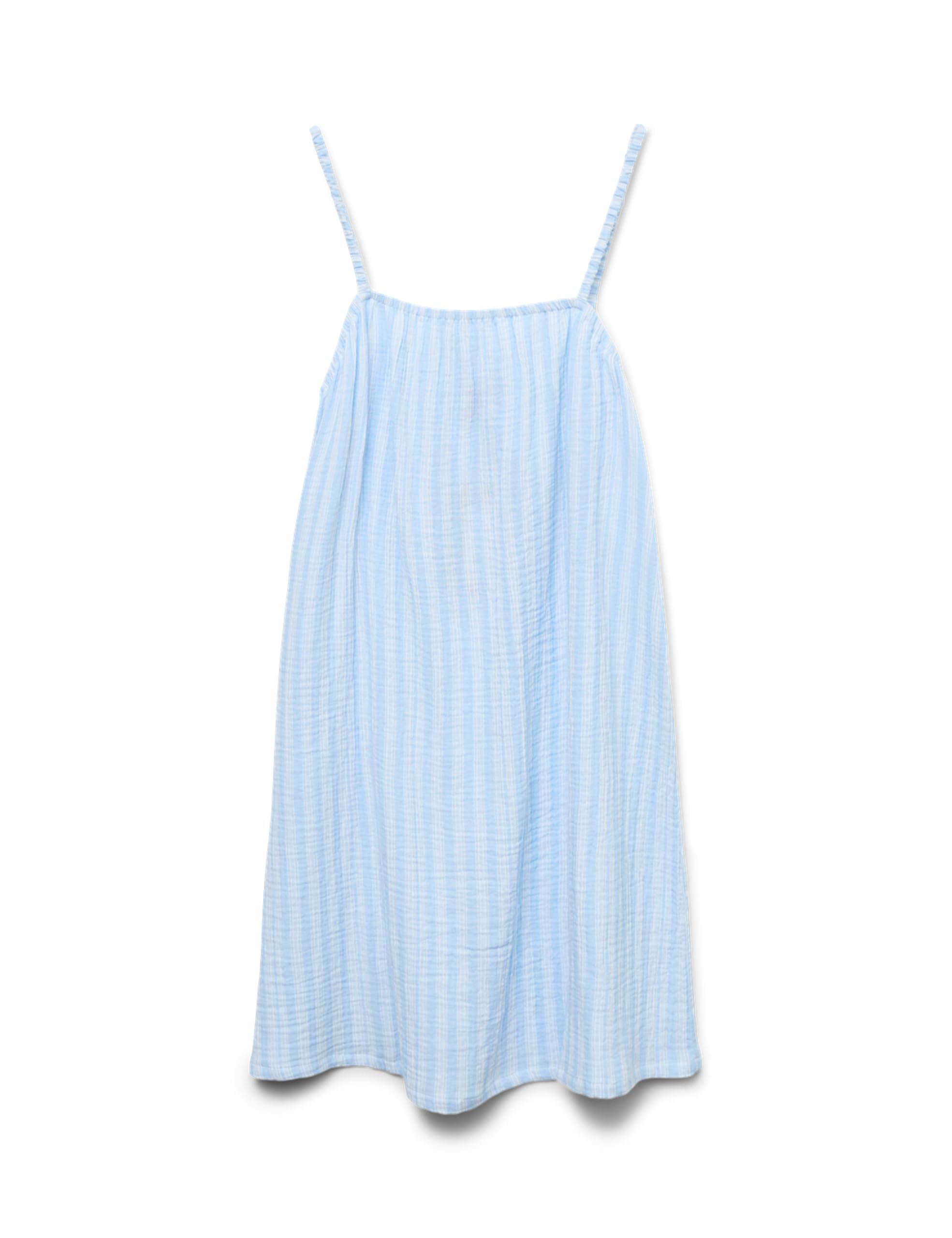 VERO MODA Women's Vmnanna Short Singlet Dress WVN Ga Noos, Airy Blue, XS