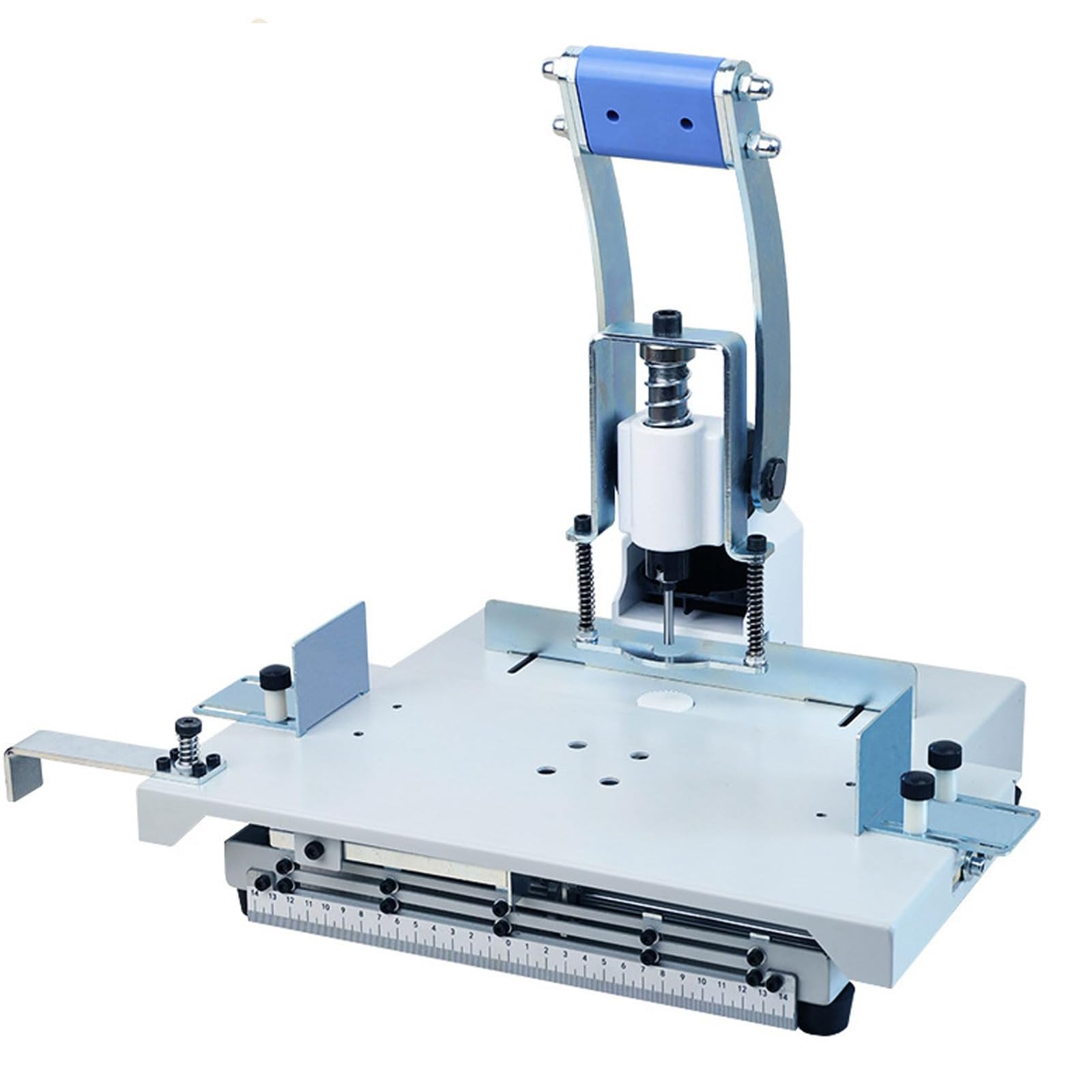 GYKOZY Heavy Duty Single Hole Puncher, Adjustable Hole Distance, 30mm Punching Thickness for Paper and Plastic Binding 9mm