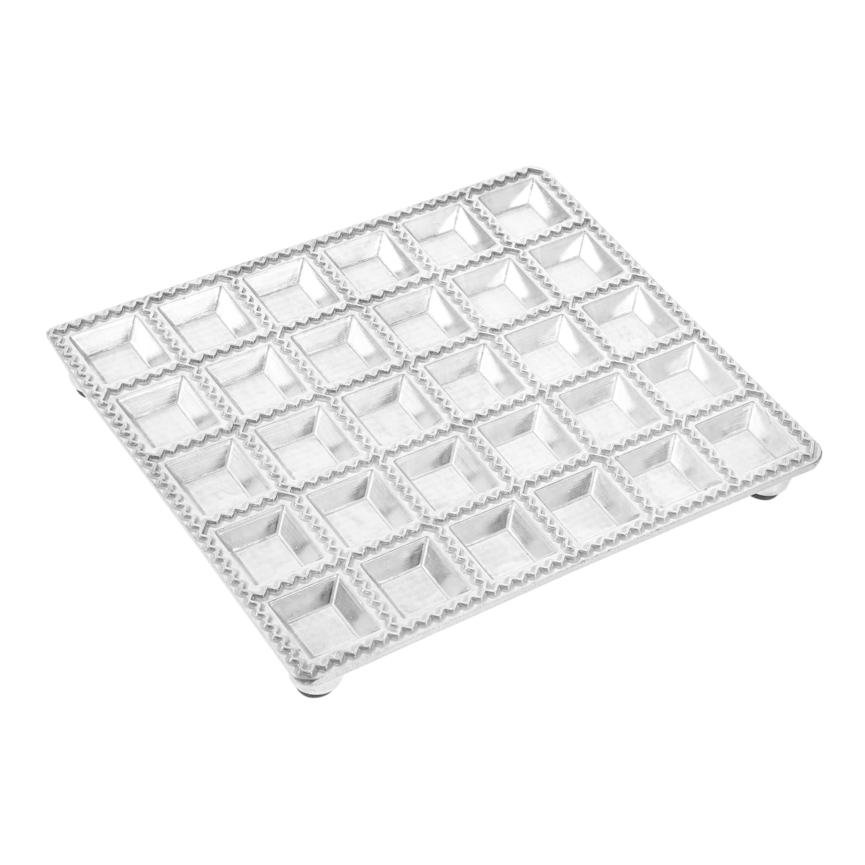 OFFSCH Aluminum Alloy Cavity Ravioli Tray Multi Use Dumpling Maker for Homemade Ravioli and Dumplings Easy to Use Pastry for Authentic Cuisine