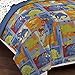 Dream Factory Dinosaur Blocks Ultra Soft Microfiber Boys Comforter Set, Blue, Twin