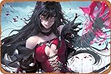 Cartel de metal retro de Velvet Crowe, Tales Of Berseria para decoración de pared del hogar, 20,3 x 30,5 cm
