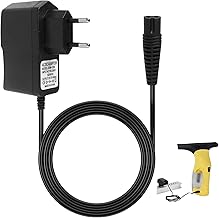 Anrbb Chargeur de Remplacement DC 5,5 V, Compatible avec Karcher Lave-Vitres KV4, WV1, WV2, WV45, WV5, WV52, WV55 et Plus, Sécurité et Durabilité Adaptateur Secteur pour Karcher Nettoyeur de Vitres
