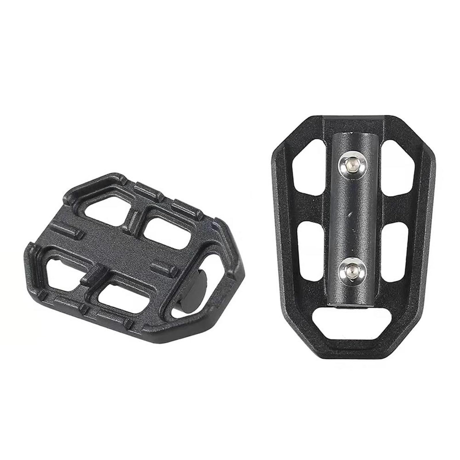Estriberas Moto para F750GS para F850GS para G310GS para R1200GS para S1000XR CNC Billet Estriberas Anchas Pedales Estriberas De Descanso Juego Estriberas Moto(Gray)