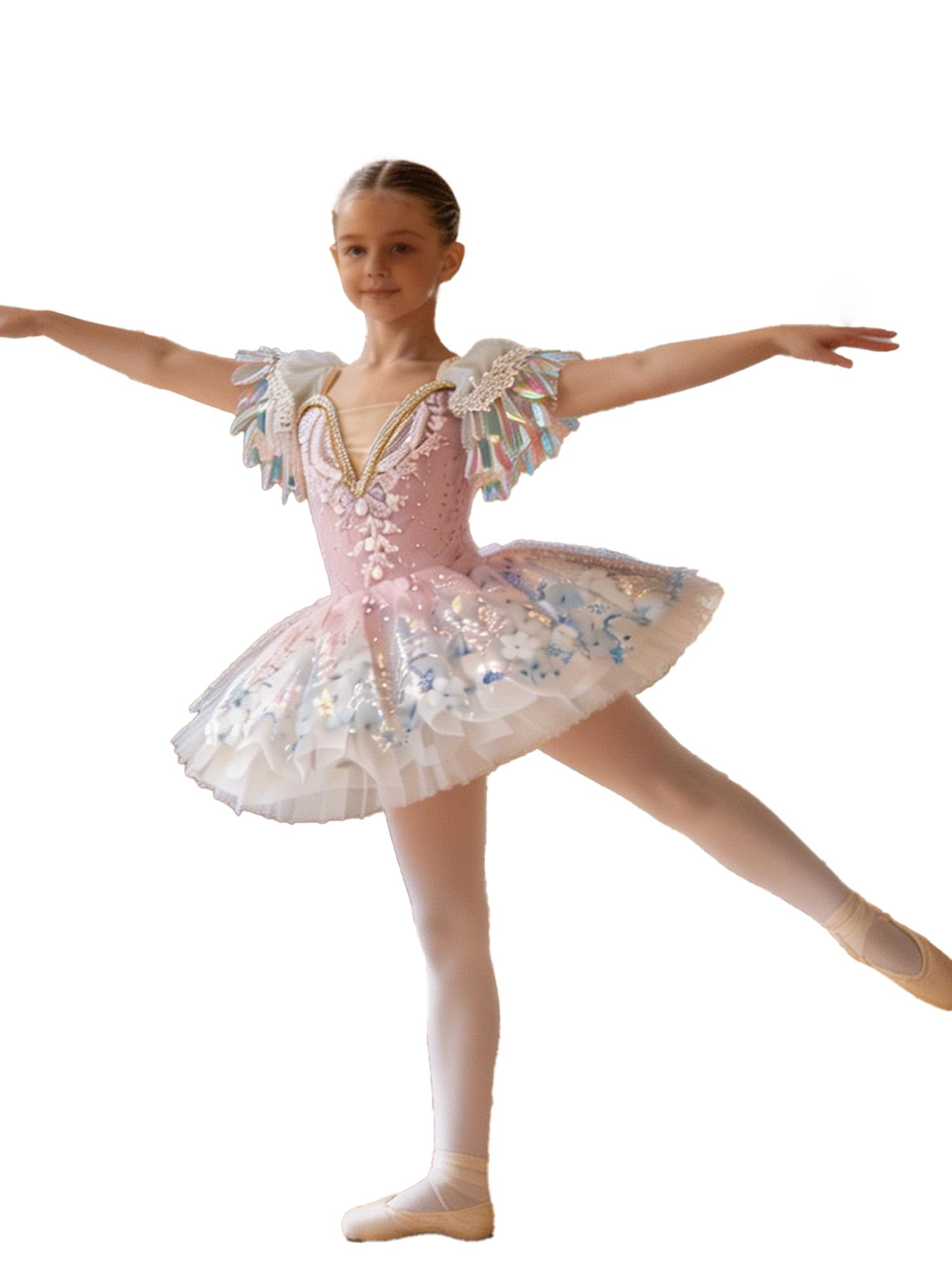 Tutu Ballerina Bambina Vestito Danza Classica Bambina Vestito Ballo Principessa da Balletto per Bambine Danza Latina Ragazza Ballo