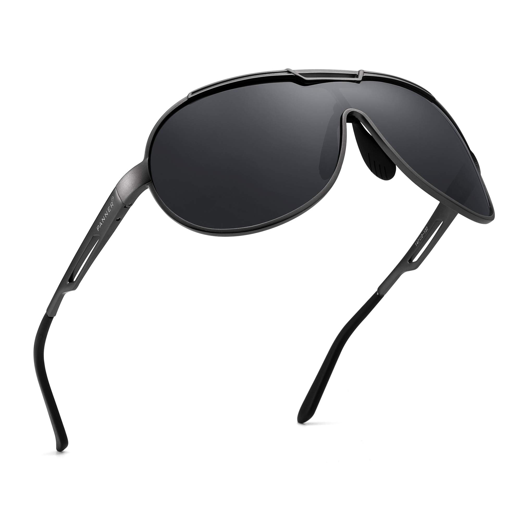 Men's Retro Aviator Polarized Sunglasses UV400 Protection Al-Mg Metal Frame Lightweight Outdoor