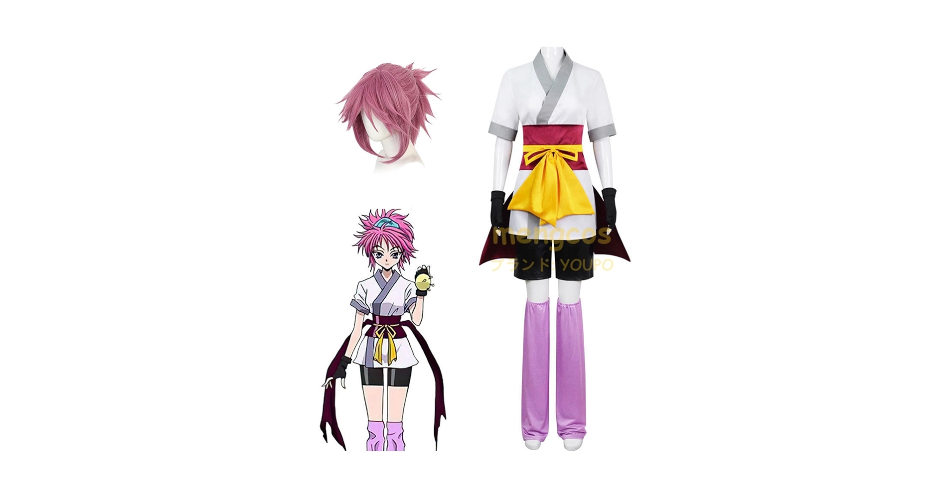 Amazon.co.jp: ハンター×ハンター マチ コスプレ衣装 ウイッグ