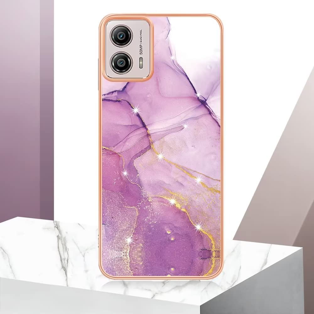 Custodia In Silicone Per Motorola Moto G54 5G Design Marmo 12 Disegni