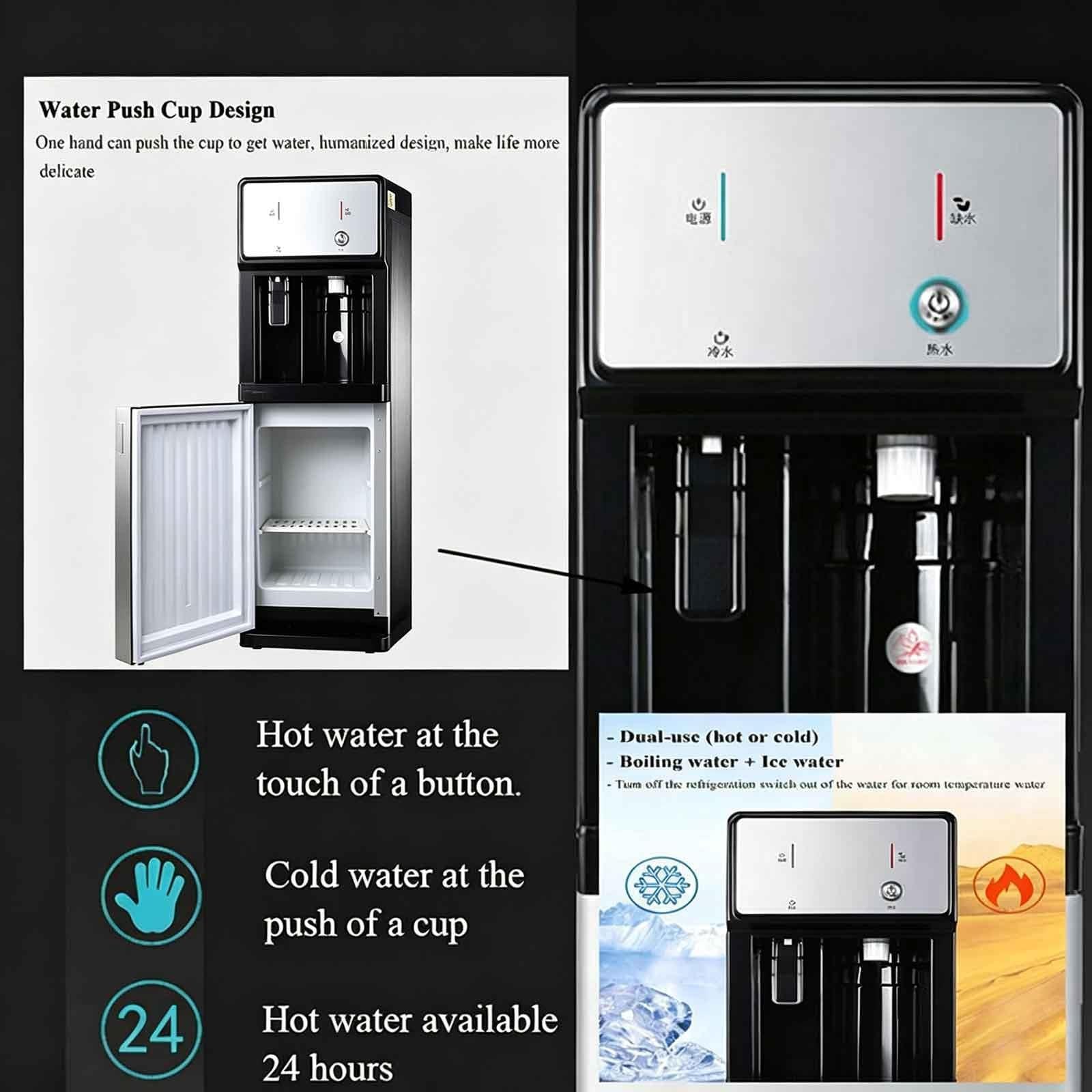 Enfriador De Agua for Hogar, Dispensadores De Agua Fría Y Caliente