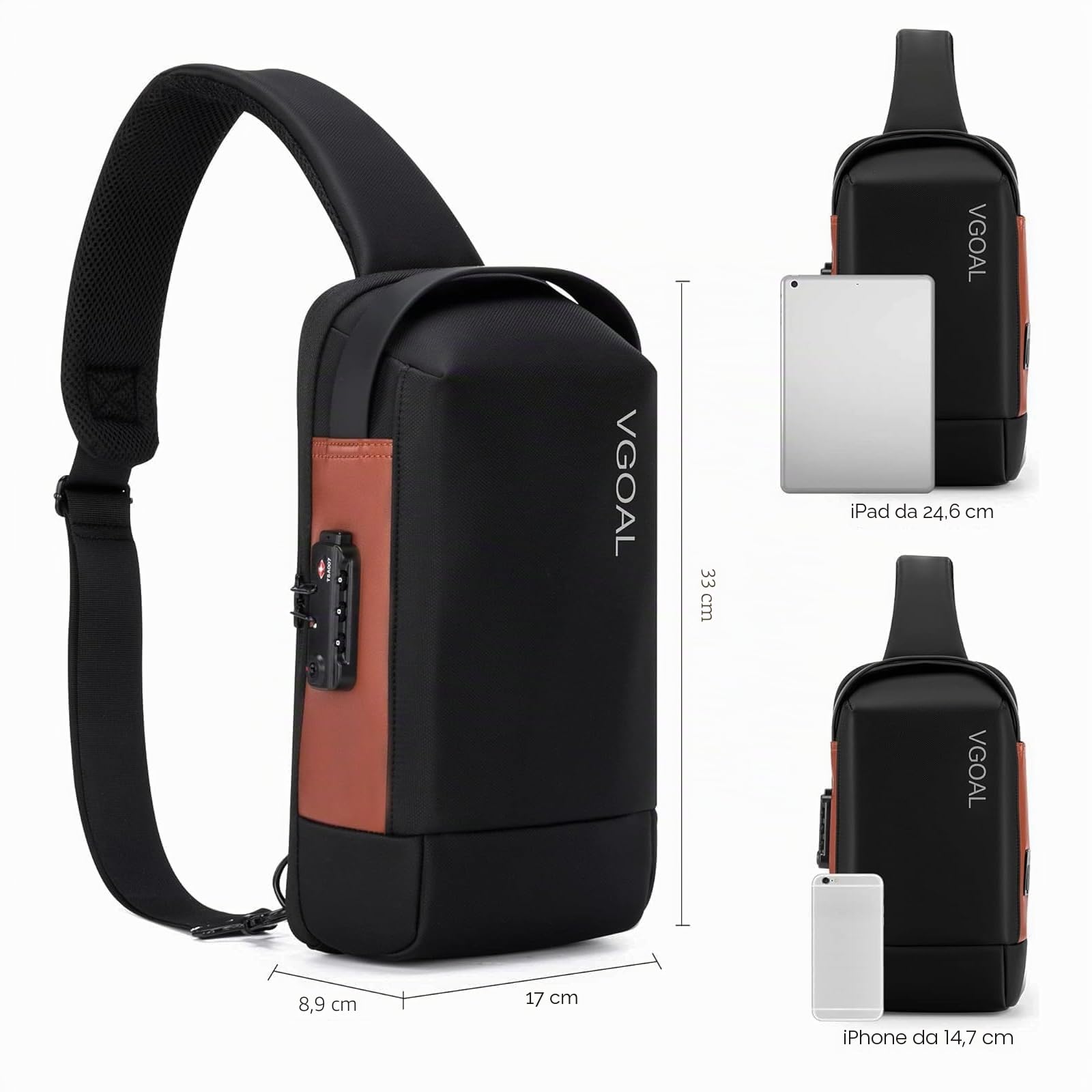 VGOAL Zaini Daypack Elegante Unisex - Adulto