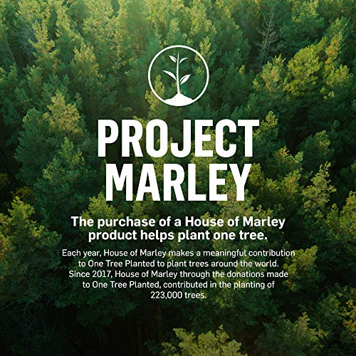 House of Marley Deux enceintes bluetooth Get Together Duo – Enceintes bibliothèques stereo - Haut-parleurs sans fil haute définition – A brancher ou autonomie 20 heures EM-JA019-SB