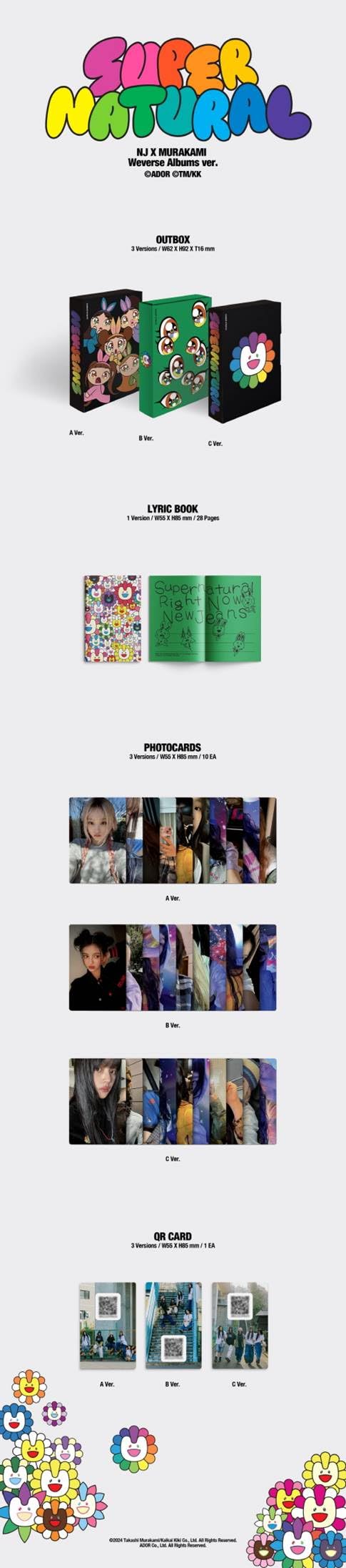 Newjeans ver.) Albums (Weverse 'Supernatural' NewJeans | NewJeans shop weverse ヘリン ラキドロ K-POP・アジア