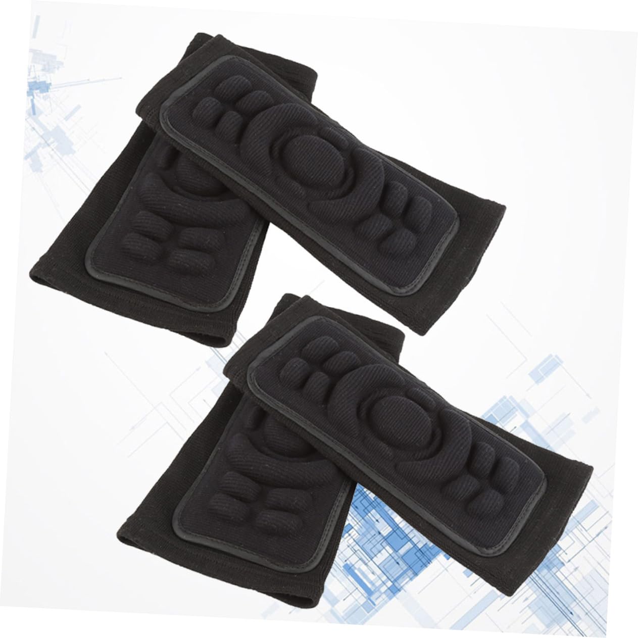 POPETPOP 2pcs Elbow Pads Guard for Sports Protection Comfortable and Breathable Compression Sleeves for Cycling Skiing Mountain Biking and Motorcycle Riding Black