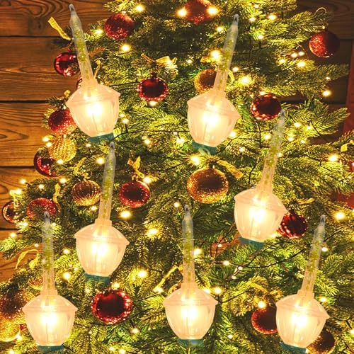 Christmas Bubble Lights Set, 8.8Ft Vintage Christmas