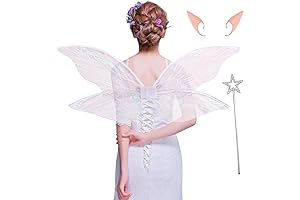 White Fairy Wings for Adults,women Halloween Cosplay Costume Accessories