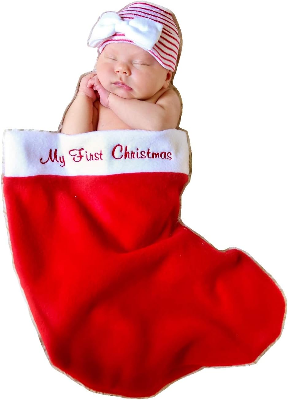 Nurses Choice Baby's First Christmas Stocking and Newborn Hat