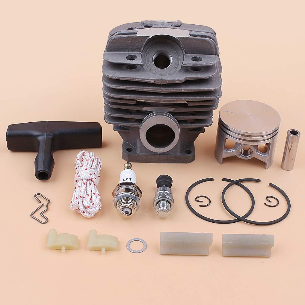 Kit de reparación de Perro de trinquete de Arranque de guía de Cadena de pistón de Cilindro de 48 mm Compatible con STIHL MS360 MS340 036034 034AV 034 Super Gas Motosierra Piezas