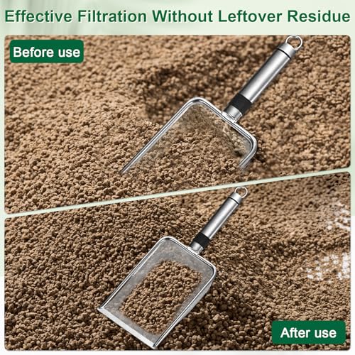 M METERXITY Colador de Suelo para Jardín 2 mm Acero Inoxidable miniatura 4