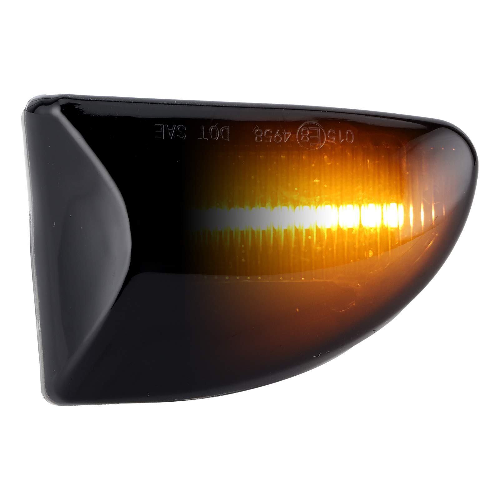 LUOLULED Side Marker, Corrosion Resistance High Temperature Resistance Side Lights, for Smart 2007-2014 Smart Fortwo Cabrio (Typ A451) - BJ 2007-2014