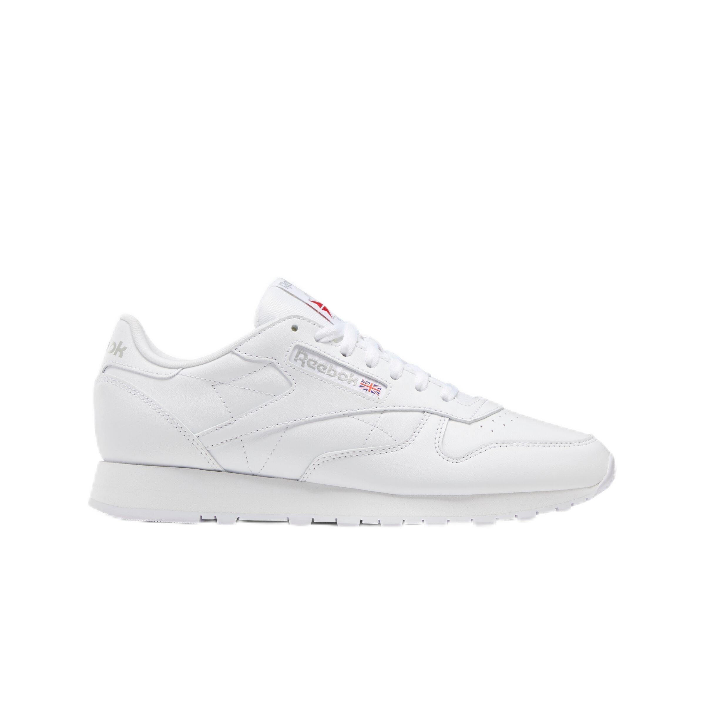 Reebok Classic Leather White/Pure Grey 1 Men's 9, Women's 10.5 Medium