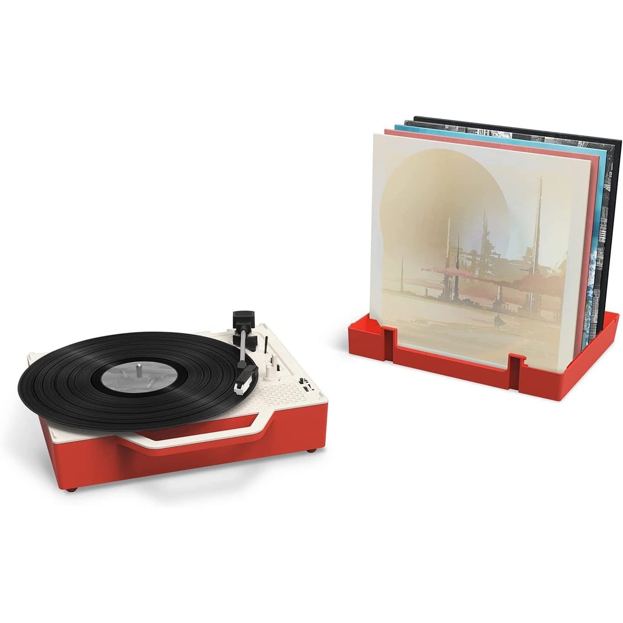 VICTROLA RE-Spin Platine Vinyle ECO CONCUE Rouge