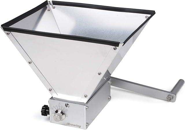 iBrewing Premium Stainless Steel 2 Roller Crusher Malt Grain Mill Kit