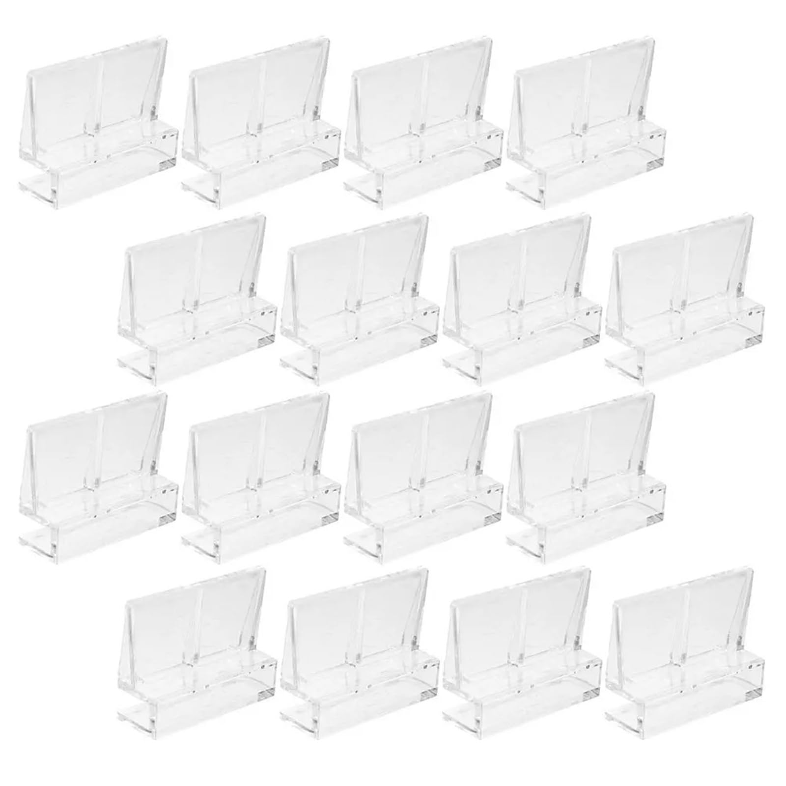 Aquarium-Deckel-Clips, 16 Stück, Aquarium-Deckel-Clips, 6 mm, Acryl, Halterung für Glashalter, randlose Top-Clips, Zubehör