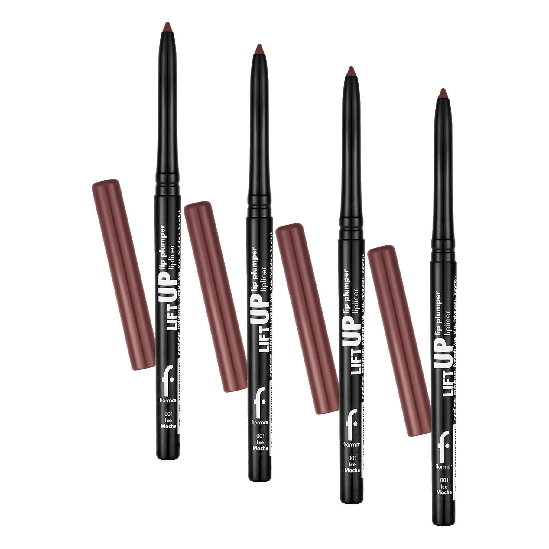 Lift Up Lip Plumper Lipliner Dolgunlaştırıcı Etkili & Uzun Süre Kalıcı Dudak Kalemi (4 paketi)