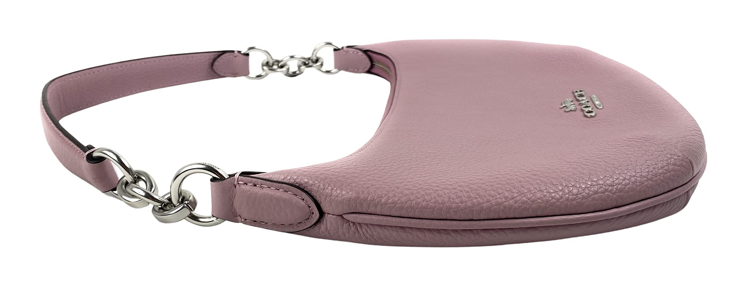 COACH Payton - Bolso de hombro de piel en color morado, Púrpura hielo