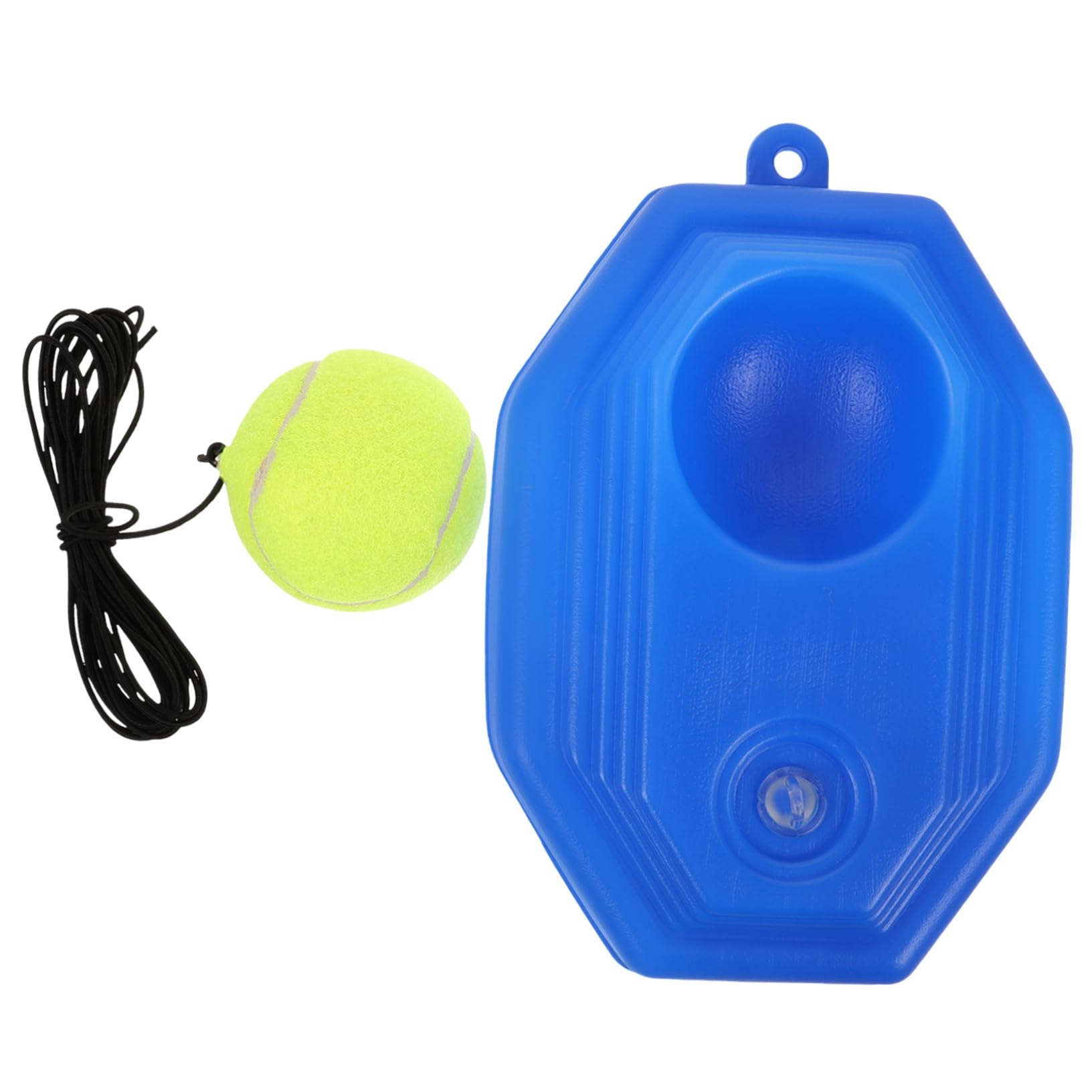 Sosoport Equipamiento Entrenamiento de Tenis con Base Rebotadora Herramienta de Aprendizaje Interior y Exterior Estilo Aleatorio