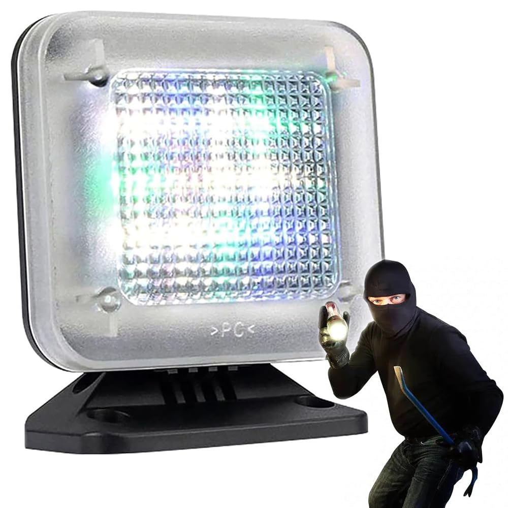 Faux Simulateur De Télévision, Lumière Anti-bricolage LED, Empêchez Les Voleurs De Pénétrer Dans Votre Maison, Avec Un Capteur Crépusculaire, 4 Modes, Gardez-le À La Maison Pendant Les Voyages