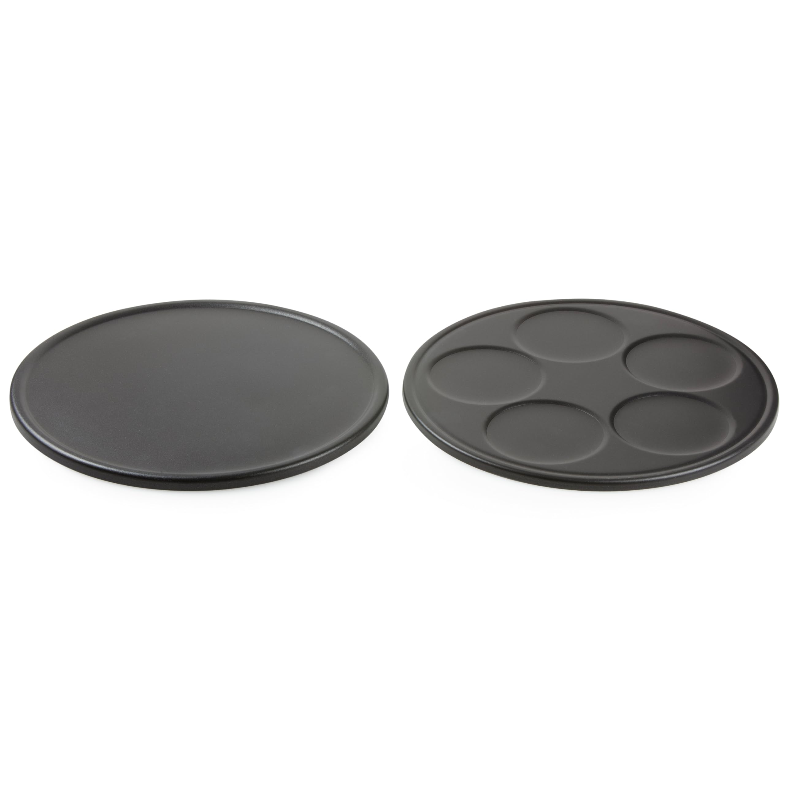 Domo sartén para crepes 2 platos 37,5cm + 5mini 1500w negro do9227p