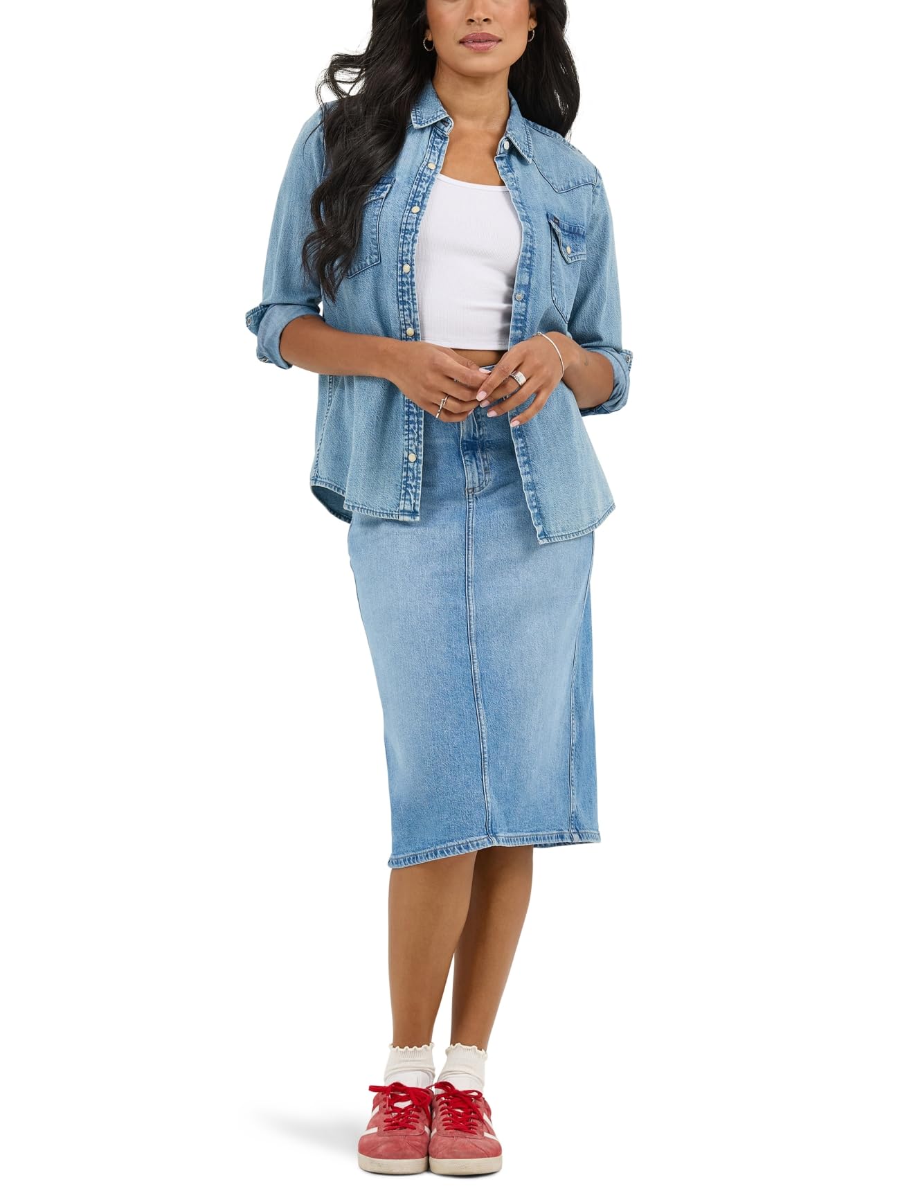 Lee Spódnica dżinsowa Kobiety Legendary Denim Skirt (1 w zestawie)