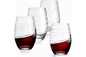 Etched Stemless Wine Glasses: Perfect Addition to Your Kitchen