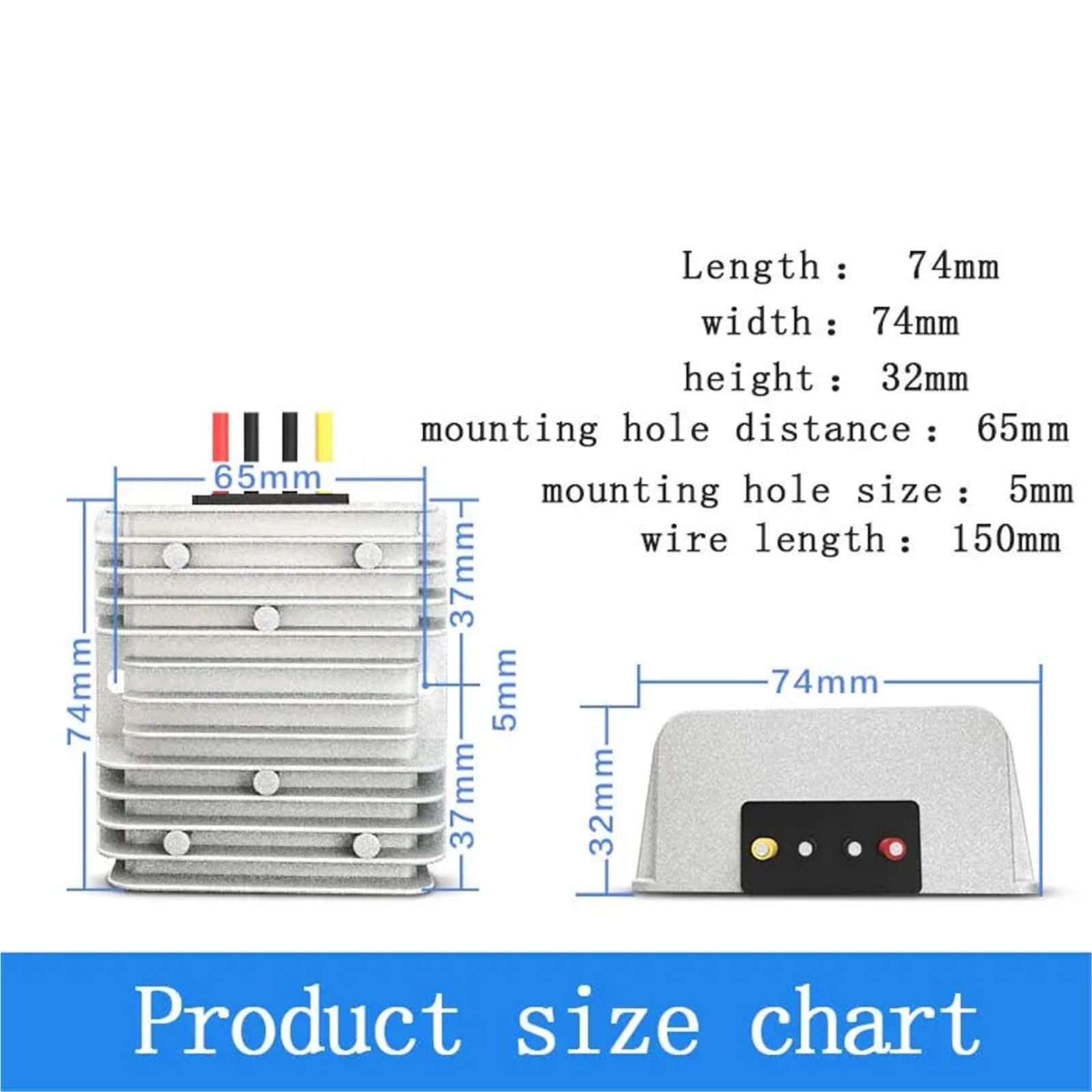 DC-DC Booster 24V to 48V Step Up Converter 12V to 48V 1A 2A 3A 5A 6A Boost Converter 12V(9-30V) to Step Up DC DC Boost Module(12V to 48V 3A)