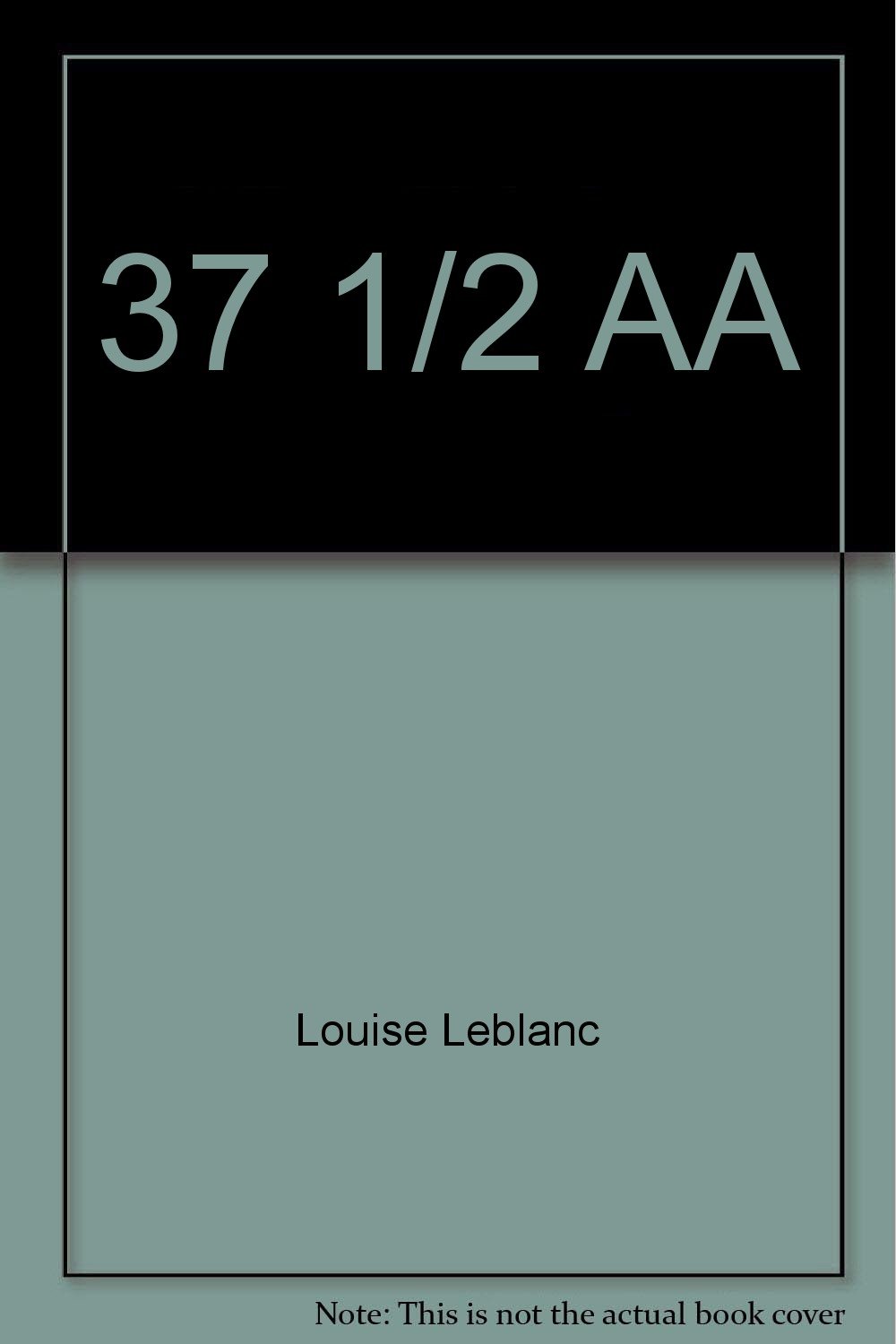 37 1/2 AA [Paperback]