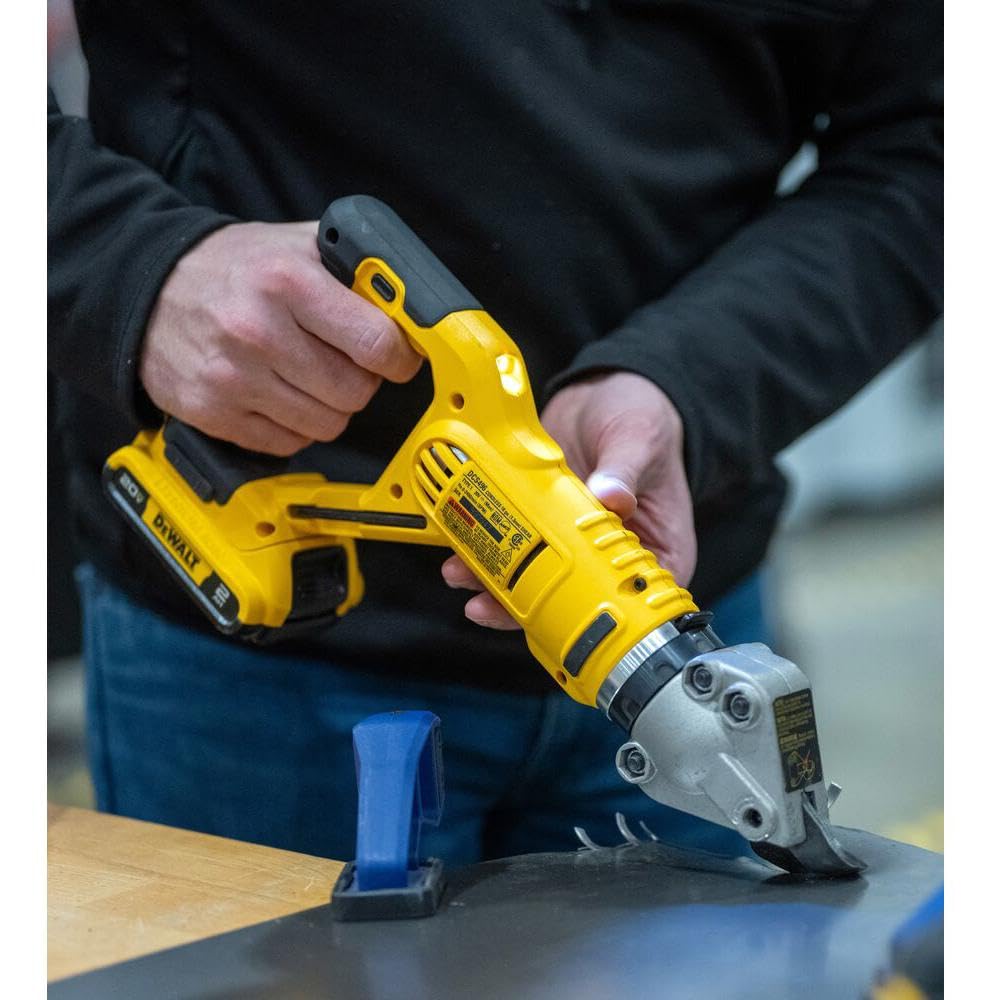 DEWALT Cizalla XR 18V Professionnelle pour Artisans, Coupe Précise et Efficace avec Tête de Coupe Offset