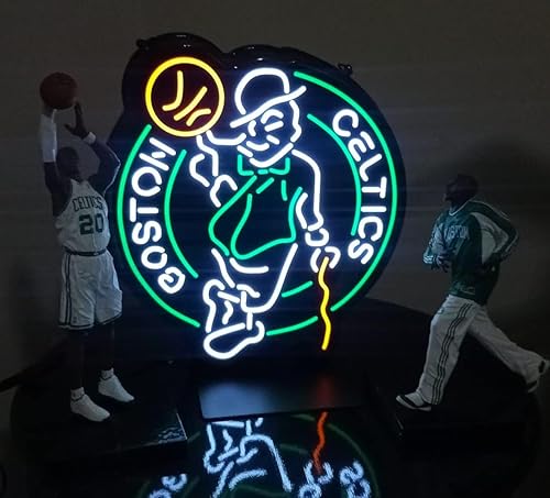 Miniatura 1 de Queen Sense 10 "Vivid Boston Sports Team Celtic LED signo lámpara linda brillante neón pared decoración STS759