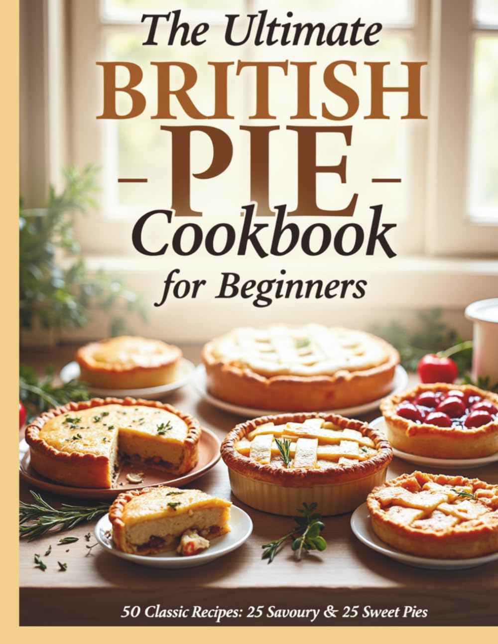 The Ultimate British Pie Cookbook for Beginners: 50 Classic Recipes: 25 Savoury & 25 Sweet Pies.