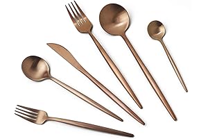 JASHII Bronze Silverware Set