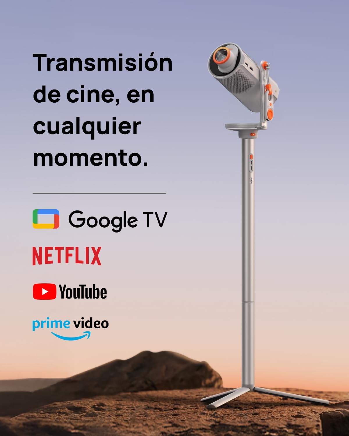 Proyector Exterior Cine Jardin Proyector Portátil XGIMI MoGo