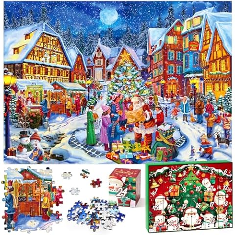 Ppotyo 2024 Christmas Advent Puzzle Countdown Cover