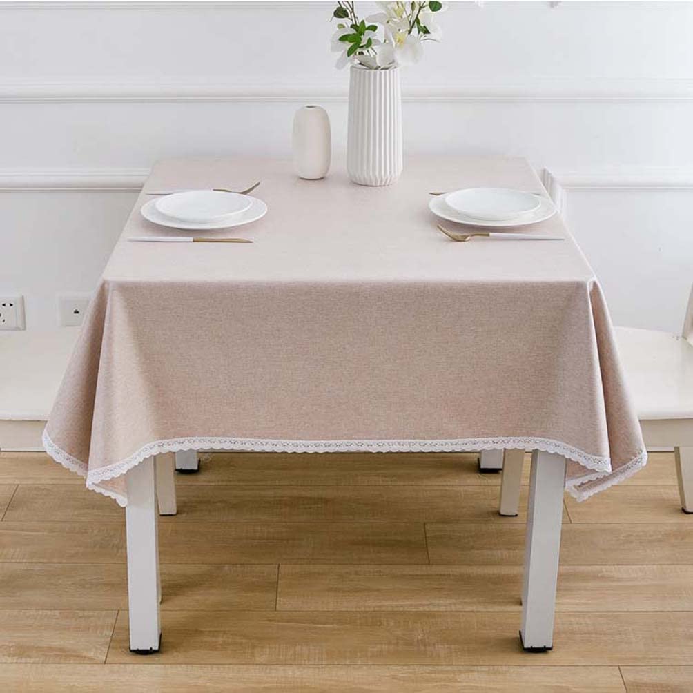 テーブルクロス 長方形 撥水加工 無地 汚れ防止 130x180cm ベージュ 楽天市場】送料無料 テーブルクロス 撥水 はっ水加工 おしゃれ 長方形