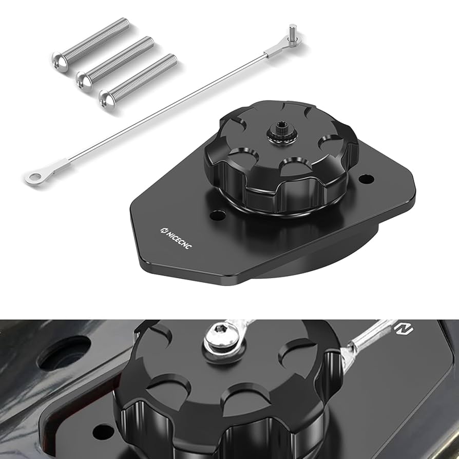 Amazon.com: NICECNC Fuel Filler Neck Gas Tank Cap Kit