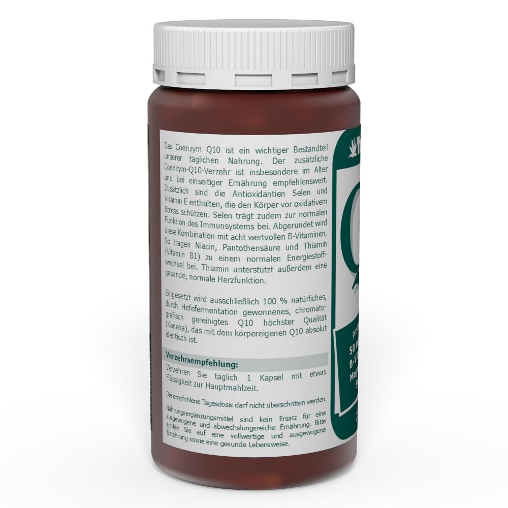 Q10 50 mg plus B-Vitamine, Magnesium, Selen Kapseln 150 Stk.