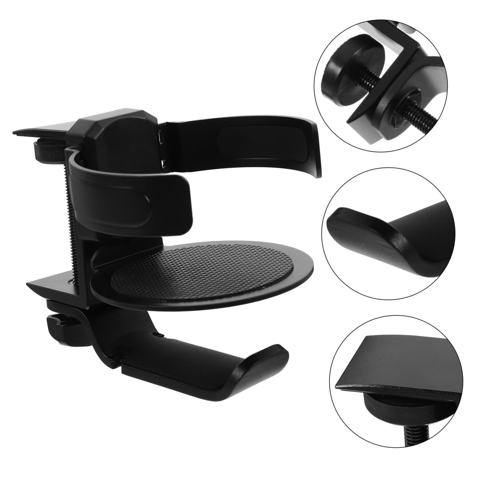 Amosfun Soporte De Auriculares Gaming Gancho para Abrazadera De Escritorio Ajustable para Fácil Instalación