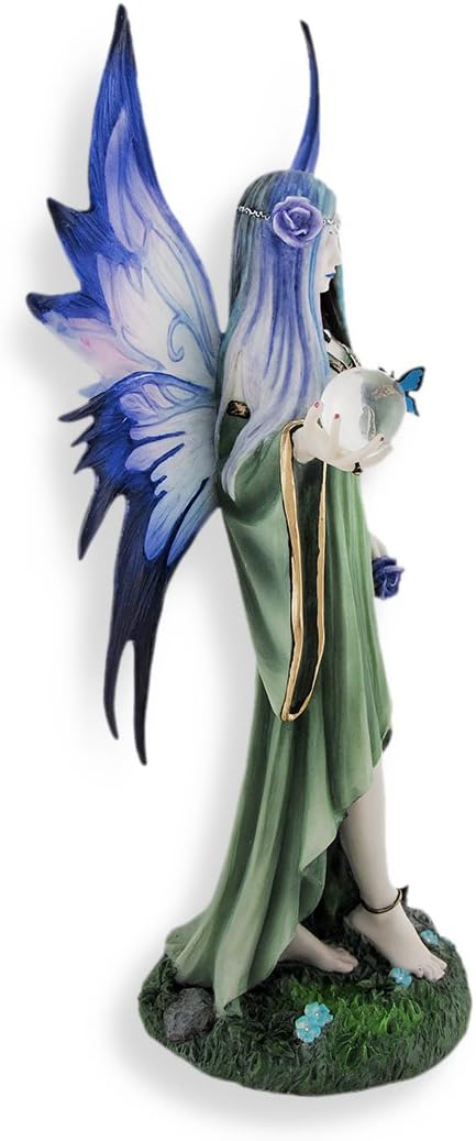 Best Cyber Monday 🔥 Veronese Design Anne Stokes `Mystic Aura` Fantasy Fairy Statue Weekly Top Sale Veronese Design Anne Stokes `Mystic Aura` Fantasy Fairy Statue