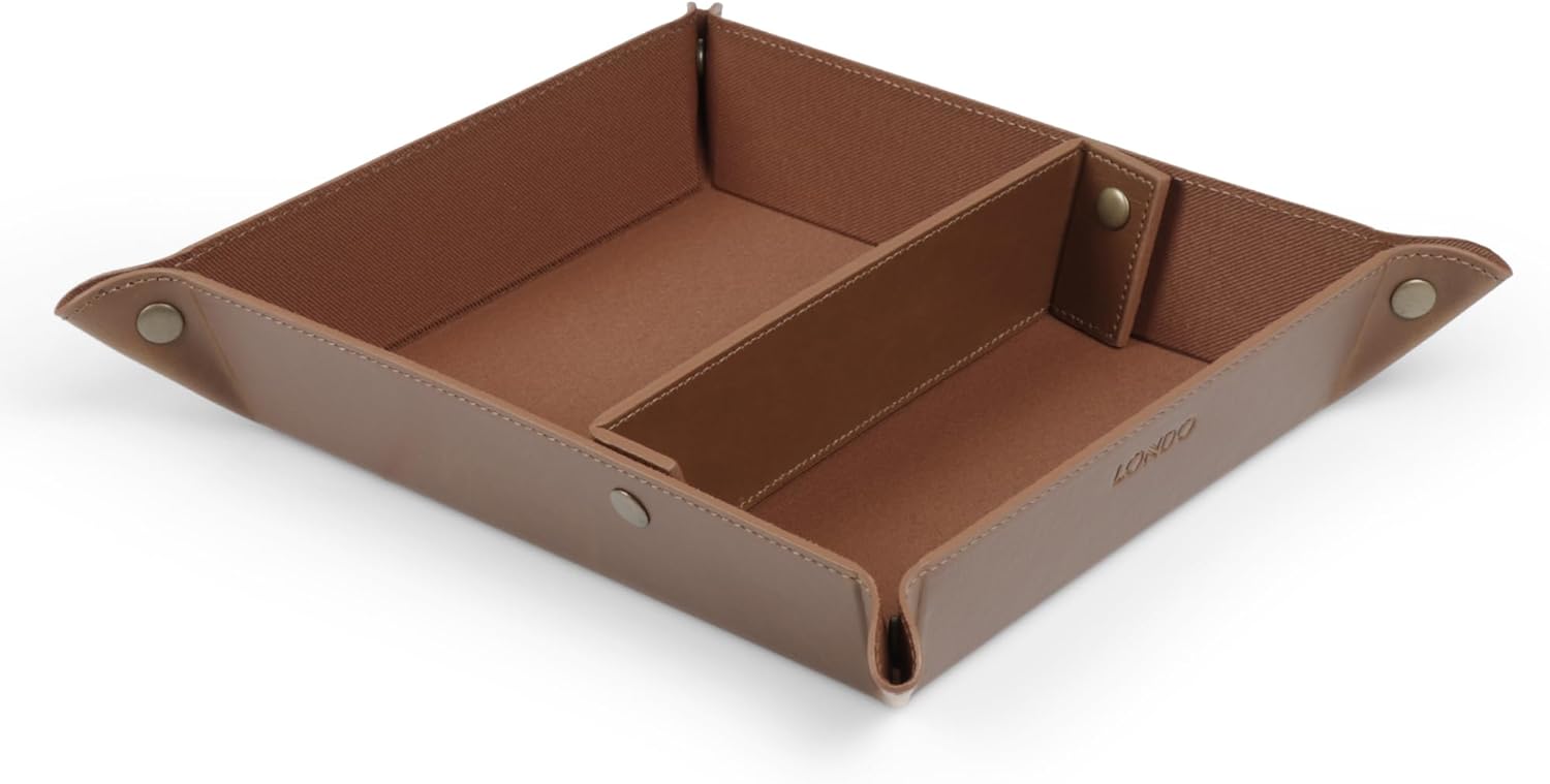 Coffret organisateur montres et bijoux en cuir