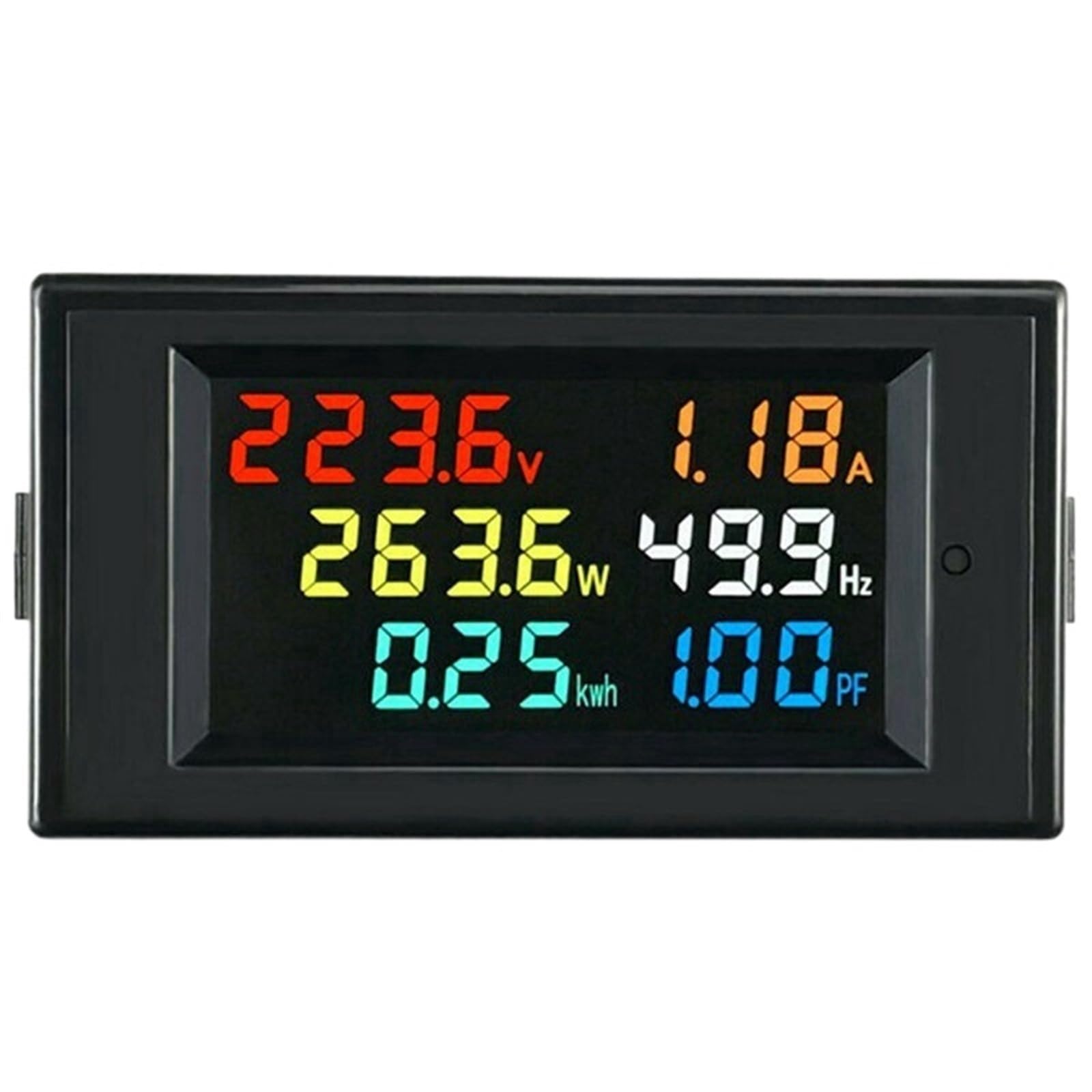 D69-2058 Woltomierz Amperomierz Współczynnik mocy Energia elektryczna Miernik częstotliwości Cyfrowy Watomierz LCD VOLT AMP